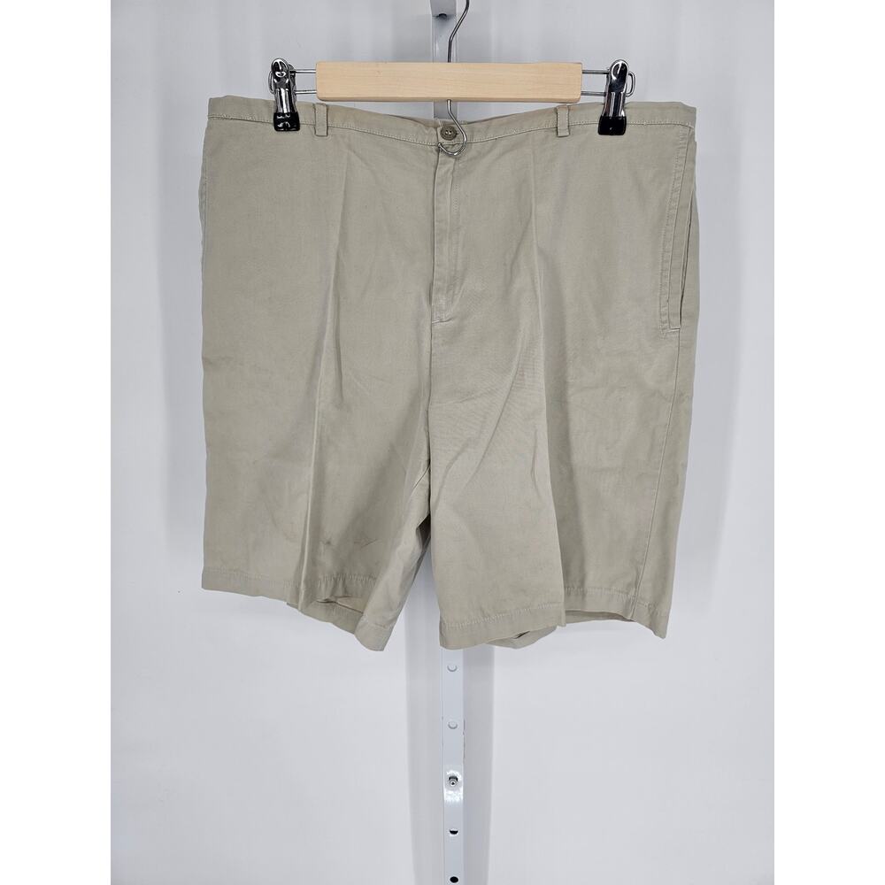 CALVIN KLEIN JEANS Women's Tan Cotton Mid-Rise Chino Shorts Size 14